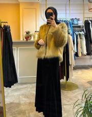 noemi kadife etek siyah