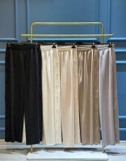 sentez tokyo bambu geniş paça siyah