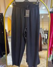 sentez asya havuç paça pantolon siyah