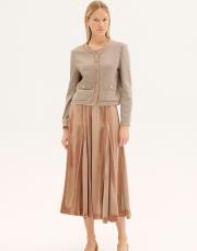 virgilia takım kare desen bej