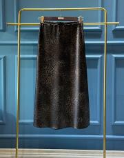 sentez saten kloş etek leopar