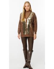 ghisa pullu hırka kahve