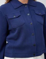 viskon triko cepli ceket lacivert 2