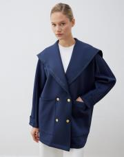 frame şeritli puf kap lacivert 2