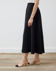 mira scuba altı parçalı kloş etek siyah 2