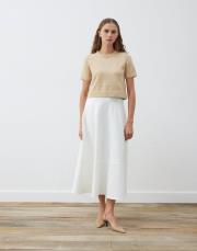 mira scuba altı parçalı kloş etek beyaz