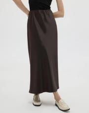 saten kalem etek kahve