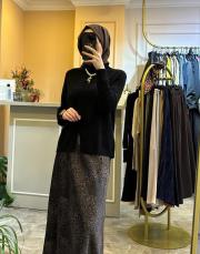 lotus ithal triko kazak siyah 3