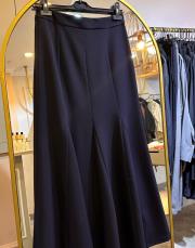 sentez lena üçgen parçalı balık etek lacivert