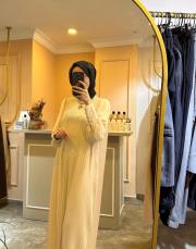 zems pilise detaylı elbise taş 4