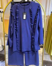 ghisa fırfırlı zımba detay takım indigo