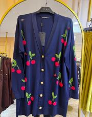 ghisa kirazlı hırka lacivert 3