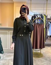 ceremony gold düğmeli ceket siyah 3