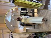 ceremony gold düğmeli ceket ekru 5