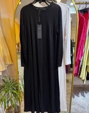 zems uzun kollu elbise astarı beyaz