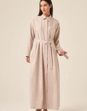 ceremony omuzdan pileli dubaı gomlek elbise taş