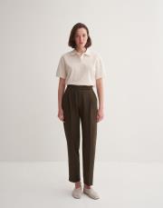 kk desıgn pileli havuç pantolon haki