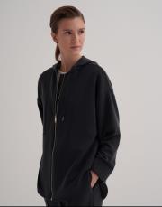 kk desıgn modal fermuarlı sweatshirt siyah 2