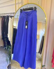 zems keten pantolon mor