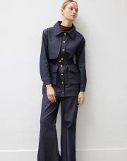 niqozza nancy ceket mavi