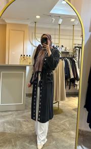 ghisa kuş gözü detaylı kap siyah 3