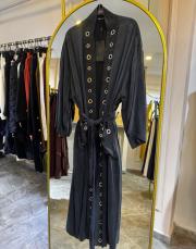 ghisa kuş gözü detaylı kap siyah 4