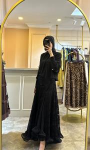 ghisa abiye takım siyah