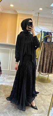 ghisa abiye takım siyah 3