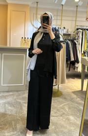 zems saten takım siyah