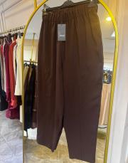 duti keten pantolon kahve