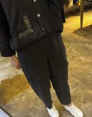 duti keten havuç pantolon siyah 3