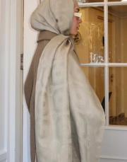 ımannoor altıgen baklava ramy jakar şal pudra