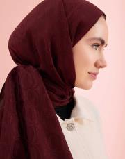 ımannoor bambunoor naia şal bordo