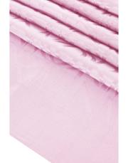 ımannoor monogram shiny jakar şal pembe