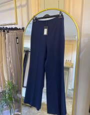 yüksek bel ispanyol paça pantolon lacivert