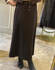 sentez elenna cep detaylı çan etek kahve 2