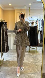 ghisa payet detaylı takım vizon 6