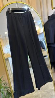 sentez taşlı pantolon ispanyol siyah