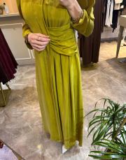 3361 elbise yağ yeşili 3