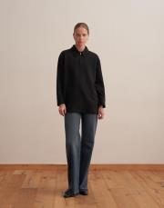 fermuarlı sweatshirt siyah