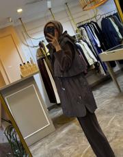 ghisa beli lastikli işlemeli yelek gri 2