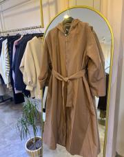 ceremony ara biye detaylı fermuarlı kap camel