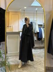 ceremony eteği toka detaylı kısa ceketli takım siyah 3