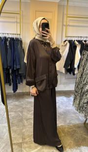 ghisa cep detaylı takım kahve 5