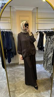 ghisa cep detaylı takım kahve 7