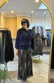 ghisa kruvaze kapamalı merserize hırka lacivert 2