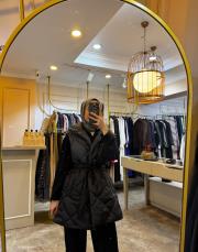 ghisa kuşaklı şişme yelek siyah