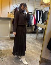 kadriye baştürk süet ceket kahve