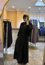 ceremony yarasa kol etekli takım siyah 4