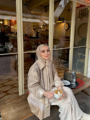 ghisa payet işlemeli bomber ceket vizon